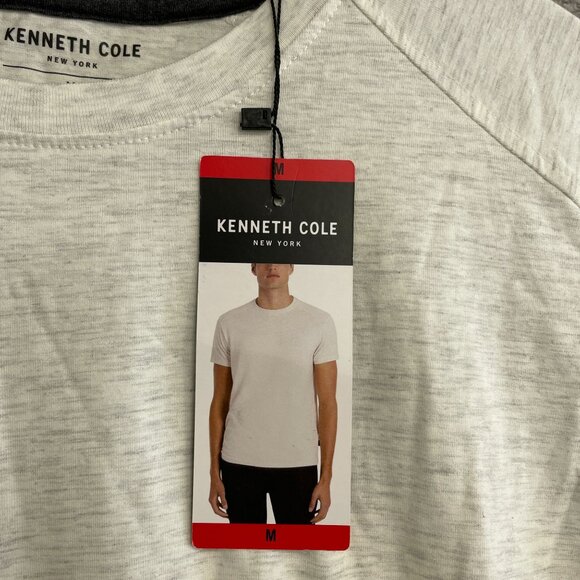 NEW Kenneth Cole Men's M Light Gray T-Shirt 4-Way Stretch & Comfort - Picture 5 of 7
